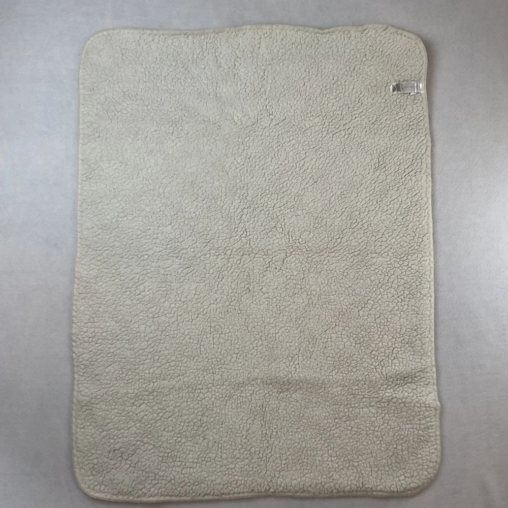 Chickpea Pink Sherpa Heart Fleece Baby Blanket 30x40 Nursery Plush Soft Pink